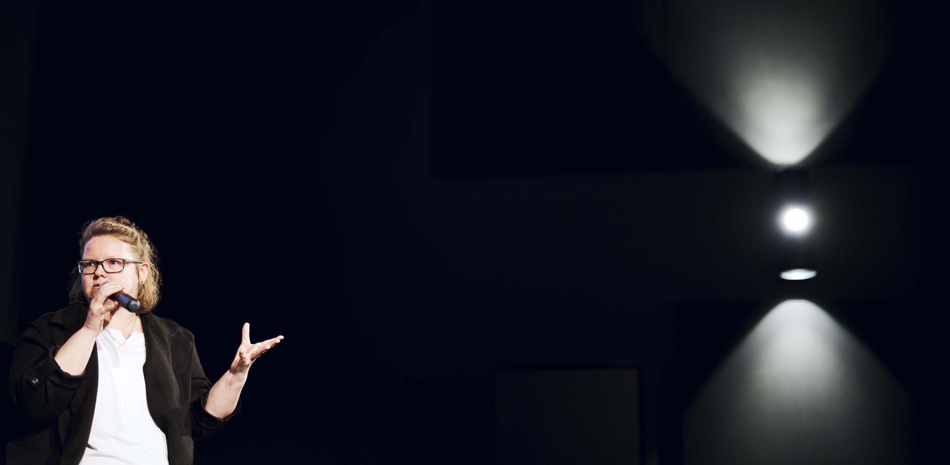 Impression Annina Mullis als Sprecherin